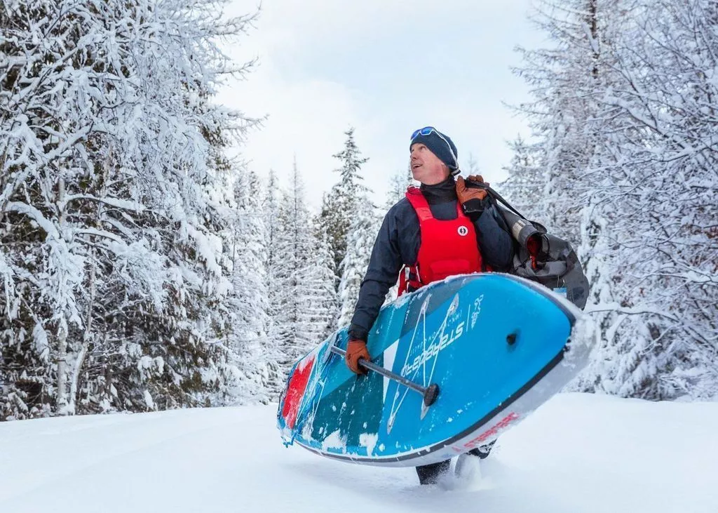 Надувная SUP доска Starboard 14'0"х30"х6" Touring M Deluxe Dc вид 14