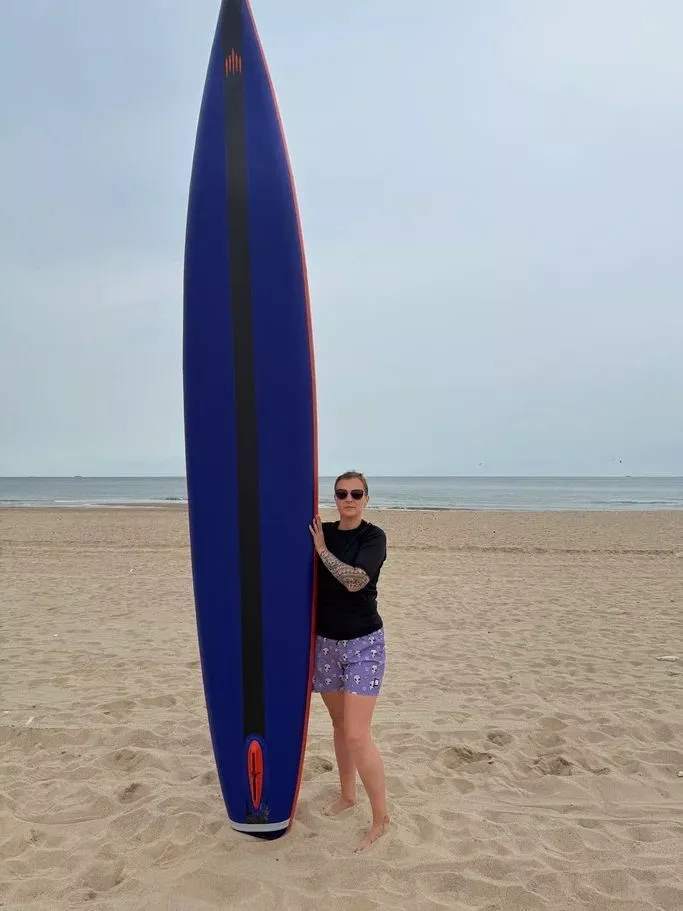Надувной сапборд Shark Speed+ 12'6x28x6 (2025) вид 18