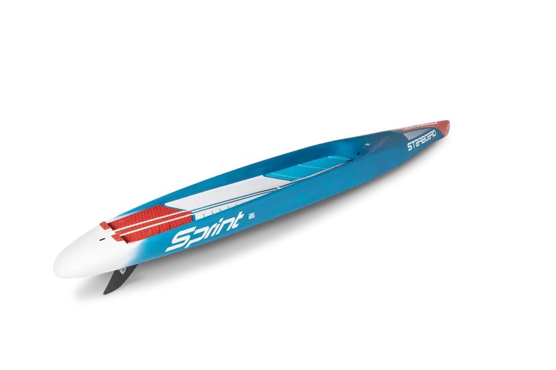Жесткий сапборд Starboard Sprint Blue Carbon Sandwich 14'0" х 21.5" с чехлом (2025) вид 5