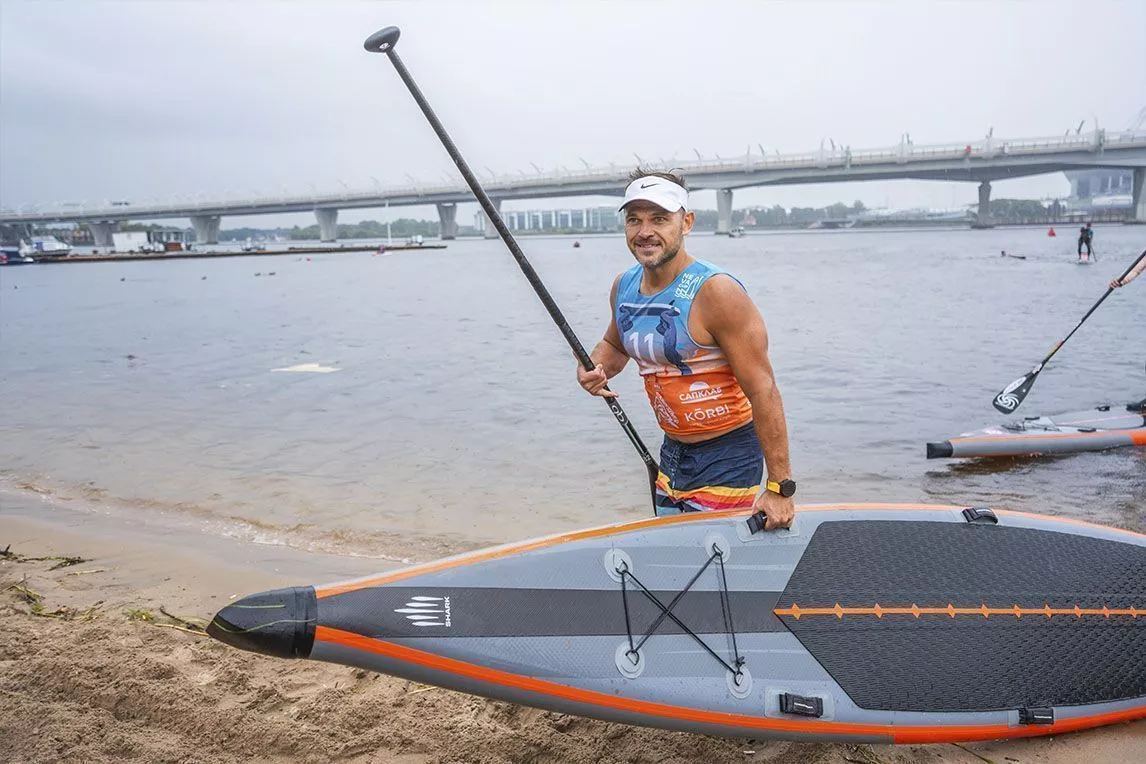 Доска SUP надувная Shark Touring Racing 12'6"x27" (2024) вид 13