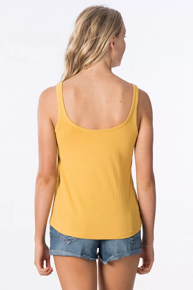 Майка женская Rip Curl Keep Surfin Tank On Yellow вид 1