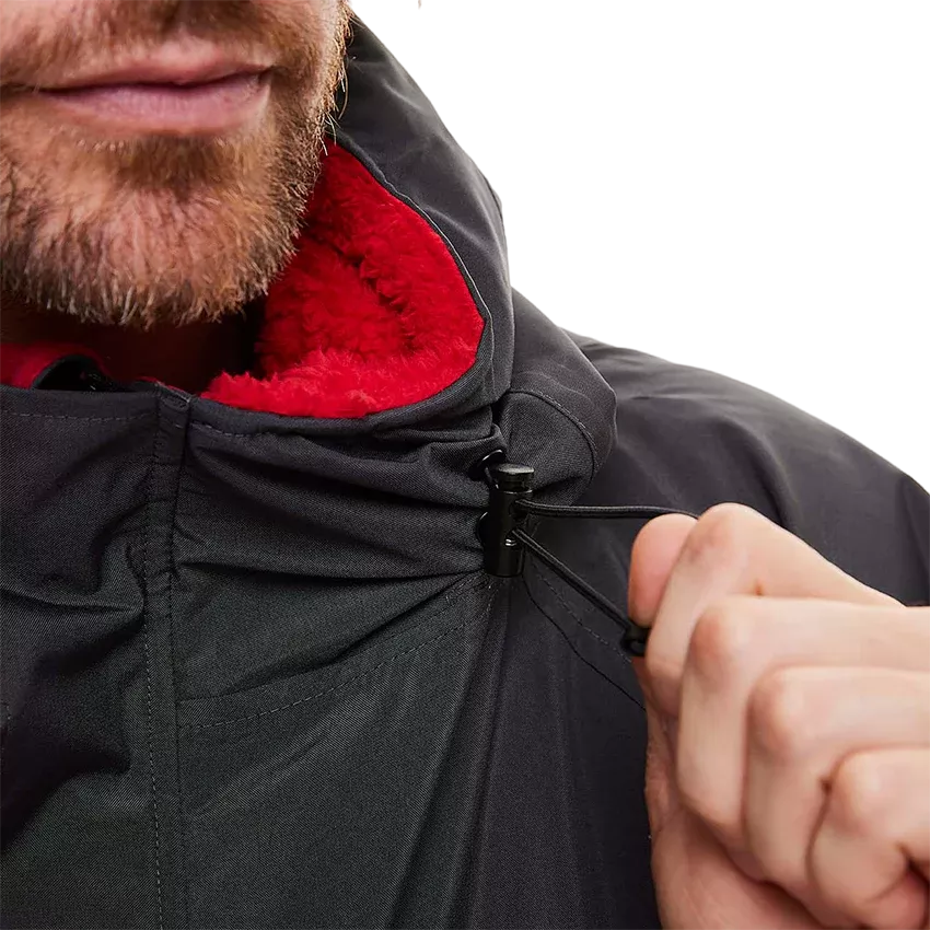 Мембранная парка унисекс Red Paddle Pro Change Jacket Evo с капюшоном серая вид 4