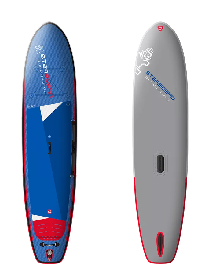 Надувная SUP доска Starboard 11'2"х31+"х6" iGO Wing Ready с базой под винг (комплект) вид 8