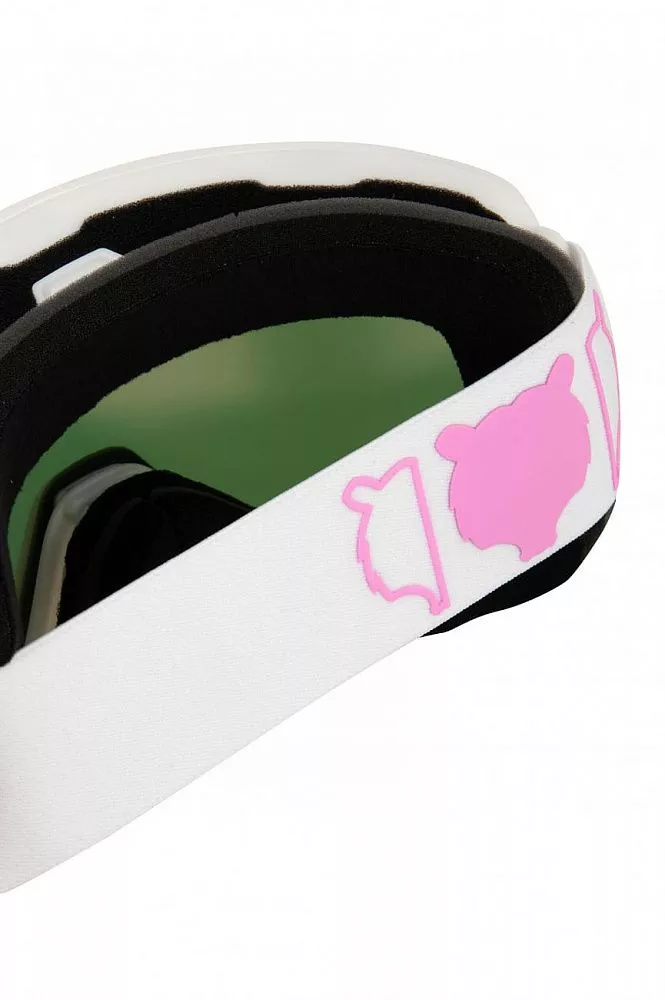 Горнолыжная маска TERROR - SPECTRUM White - Pink (one size) вид 4