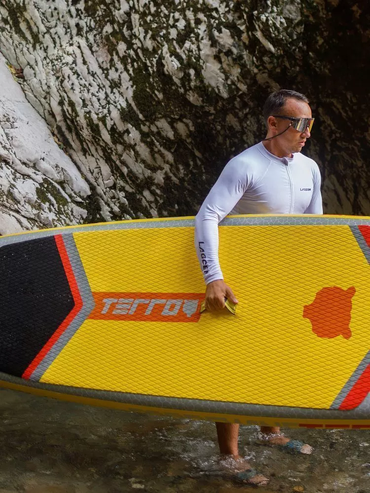 Доска SUP надувная TERRO 11'6"х32"х6" FORDEWIND yellow вид 8