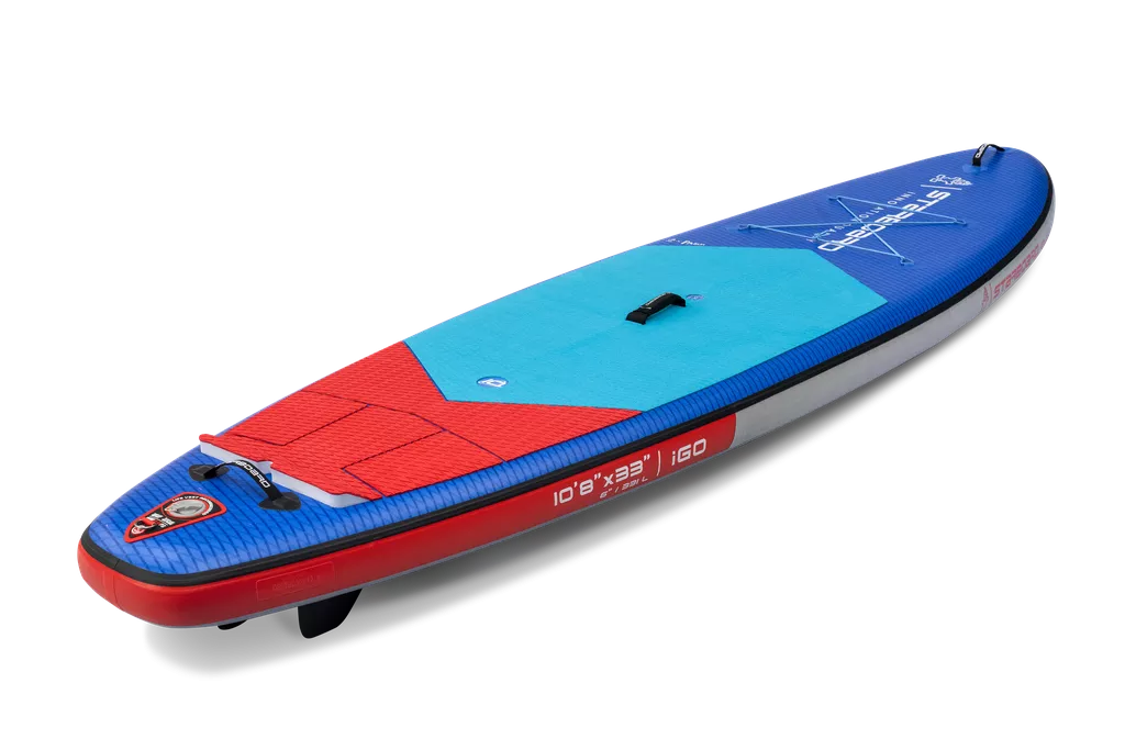 Надувная SUP доска Starboard iGO Deluxe Dc 10'8"х33"х6" вид 5