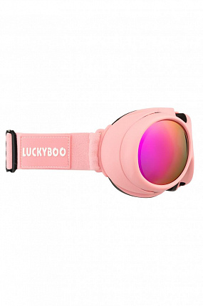 Детская горнолыжная маска LUCKYBOO L3 розовый (one size)