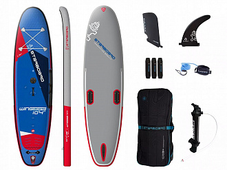 Надувная SUP доска Starboard 10'4"х31"х6" Wingboard 4 In 1 Learner Deluxe Sc 