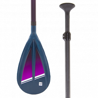 Весло SUP карбоновое разборное RED PADDLE Prime Tough Purple 2024