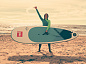 Red Paddle & Shark