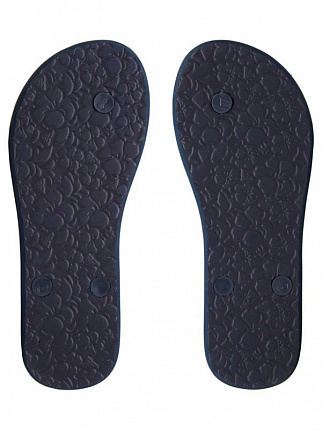 Обувь пляжная женская ROXY To The Sea Ditsy navy/white вид 3