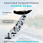 Складной туринговый плавник DIODON US BOX черный с рисунком на лопасти