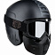 Горнолыжный шлем TERRO - AVIATOR Kit Black