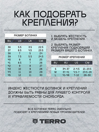 Универсальный сноуборд TERRO - GELIUM 24/25 (ростовка 149) вид 1