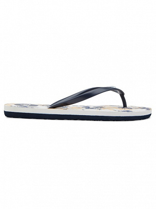 Обувь пляжная женская ROXY To The Sea Ditsy navy/white вид 4