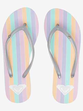 Обувь пляжная женская ROXY Bermuda white/multi вид 2