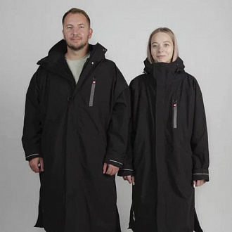 Мембранная парка унисекс Red Paddle Pro Change Jacket Evo с капюшоном черная