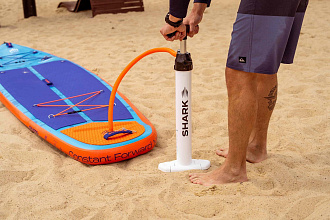 Насос для сапборда Shark High presure air pump вид 10