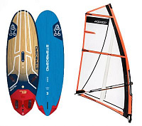 Доска для виндсерфинга Starboard Isonic Slalom 73 Wood Sandwich