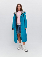 Парка TORTUGA TEAMLINE fit (Бирюзовый/Светло-серый)