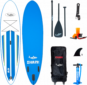 Доска для серфинга надувная Lemon Shark Cross 10'6