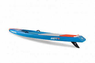 Жесткий сап Starboard Gen R Blue Carbon 14'0" x 27" с чехлом вид 6