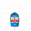 Жесткий сап Starboard Gen R Blue Carbon 14'0" x 27" с чехлом вид 9