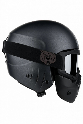 Горнолыжный шлем TERRO - AVIATOR Kit Black вид 1