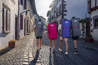 Сумка-рюкзак для SUP доски Aqua Marina Zip Backpack, серый (2024) вид 3