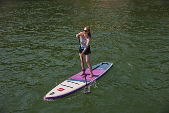 Весло SUP карбоновое разборное RED PADDLE Hybrid Tough Purple 2024 вид 11