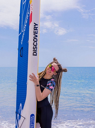 Доска SUP надувная PRIME 12'2x33"x6" Discovery yellow вид 9