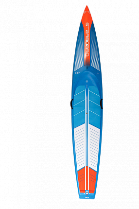 Жесткий сапборд Starboard Gen R Blue Carbon 14'0" х 27" с чехлом (2025) вид 1