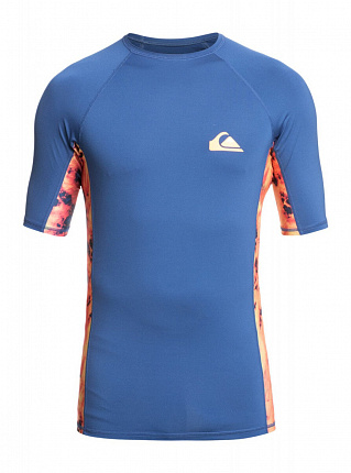 Рашгард мужской Quiksilver с коротким рукавом Arch This UPF 50 QS синий