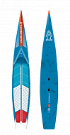 Жесткий сапборд Starboard Sprint Blue Carbon Sandwich 14'0" x 25.5" (2025)