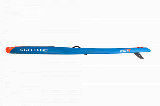Жесткий сап Starboard Gen R Blue Carbon 14'0" x 27" с чехлом вид 1