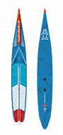 Жесткий сапборд Starboard Sprint Blue Carbon Sandwich 14'0" х 21.5" с чехлом (2025)