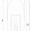 Доска для фойлинга Gladiator Foil 5'7"x27"x5" 112л (2024) вид 2