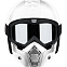 Горнолыжный шлем с маской TERRO Aviator Kit White