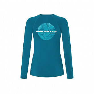Рашгард женский с длинным рукавом Spark Rashguard L/S C1 peacock вид 7
