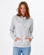 Толстовка-худи женская Rip Curl SCRIPT STANDARD HOOD (LIGHT GREY HEAT)