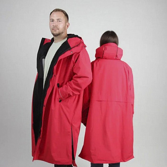 Мембранная парка унисекс Red Paddle Pro Change Jacket Evo с капюшоном красная