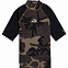 Рашгард мужской Billabong с короткими рукавами Contrast UPF 50 хаки