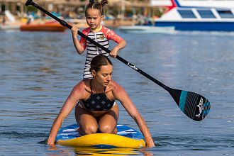 Надувная SUP доска Shark 10’6 ALL ROUND CROSS вид 4