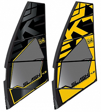 Парус для виндсерфинга POINT-7 SLASH, желтый, 5.5