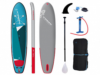 Доска SUP надувная с веслом Starboard 11'2"x31+"x5.5" iGO Zen SC