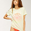 Футболка женская Billabong surfadelic зеленая