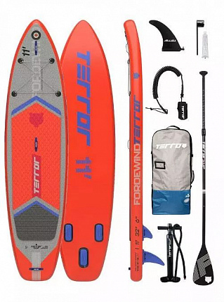 Доска надувная TERRO SUP Red 11'x32"x6" FORDEWIND красная