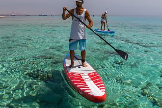 Надувная SUP доска Shark TOURING TRAVELER  12'6"x30" вид 8