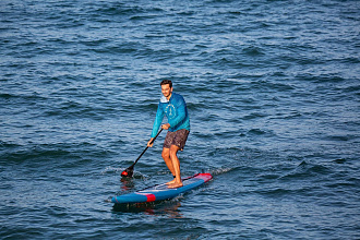 Жесткий сапборд Starboard Generation Blue Carbon 12'6" x 28" (2025) вид 11