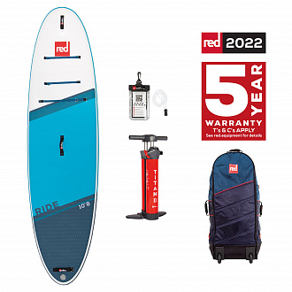 Доска SUP надувная Red Paddle 10’8"x34"x5" Ride